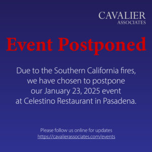 1/23/25 Event Postponed